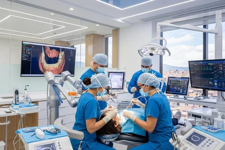 Modern dental clinic in Bogot&aacute; with advanced maxillofacial surgical equipment and professional team